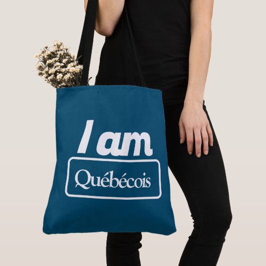 Tote Bag  i am québécois トートバッグ (クローズアップ)