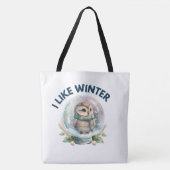 Tote Bag  I like winter トートバッグ (正面)