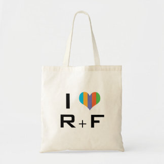 tote bag I love R + F トートバッグ