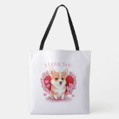 Tote Bag I Love you トートバッグ (正面)