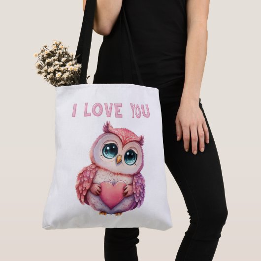 Tote Bag I Love you トートバッグ (クローズアップ)