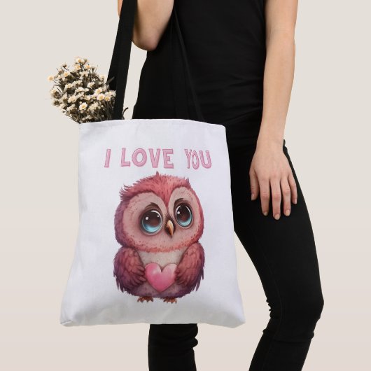 Tote Bag I Love you トートバッグ (クローズアップ)