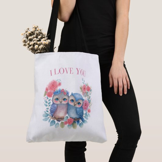 Tote Bag I Love you トートバッグ (クローズアップ)