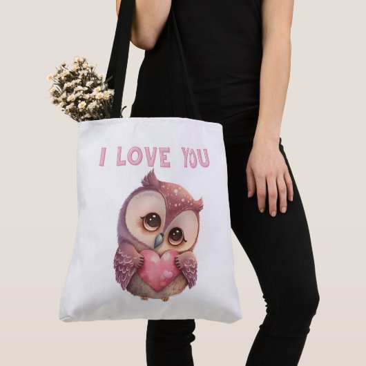Tote Bag I Love you トートバッグ (クローズアップ)