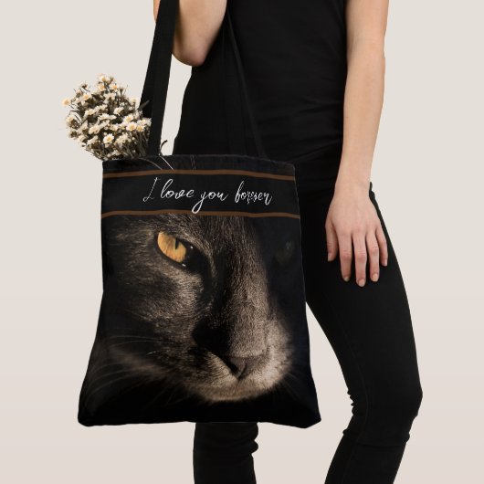 Tote Bag I love you forever. トートバッグ (クローズアップ)