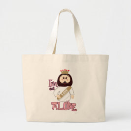 Tote bag I´m not alone_ Nissi Holy ラージトートバッグ