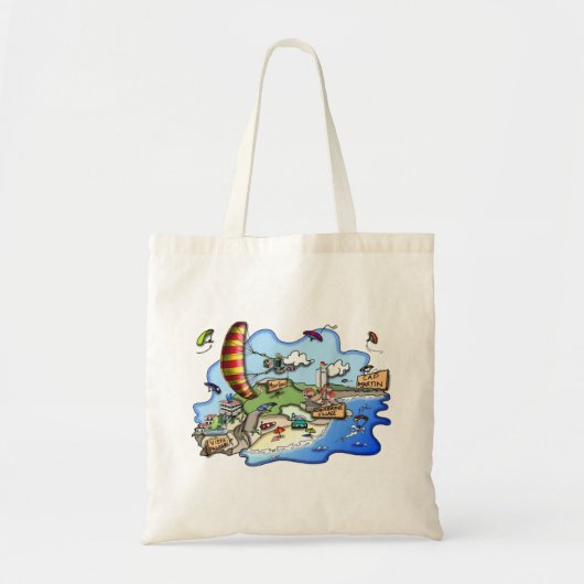 Tote bag image du site de parapente de Roquebrune トートバッグ (正面)