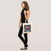 Tote bag imagen signo Cáncer トートバッグ (正面(モデル))