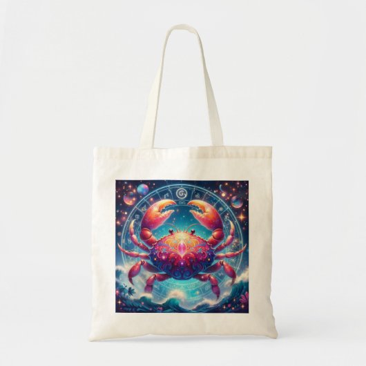 Tote bag imagen signo Cáncer トートバッグ (正面)