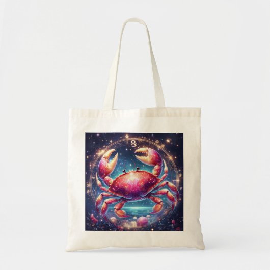 Tote bag imagen signo Cáncer トートバッグ (正面)