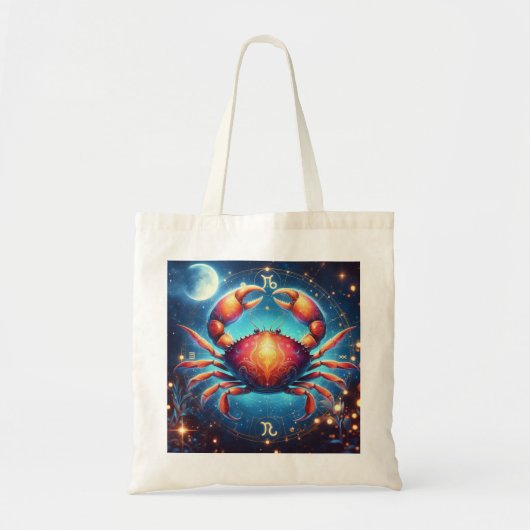 Tote bag imagen signo Cáncer トートバッグ (正面)