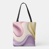 Tote bag in stylish abstract graphic トートバッグ (裏面)