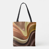 Tote bag in stylish abstract graphic トートバッグ (裏面)