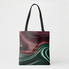 Tote bag in stylish abstract graphic トートバッグ
