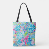 Tote bag in stylish graphic トートバッグ (裏面)