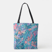 Tote bag in stylish graphic トートバッグ (裏面)