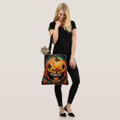 Tote Bag Invasion of the Furious Pumpkins トートバッグ (モデル)