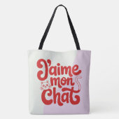 Tote Bag J’aime mon chat トートバッグ (裏面)