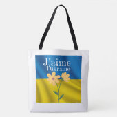 Tote Bag J'aime l'Ukraine トートバッグ (正面)
