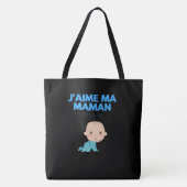 Tote Bag J'aime ma maman トートバッグ (正面)