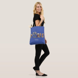 Tote Bag J'aime Paris avec un décor urbain トートバッグ