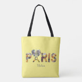 Tote Bag J'aime Paris avec un décor urbain  トートバッグ (裏面)