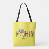 Tote Bag J'aime Paris avec un décor urbain トートバッグ (裏面)