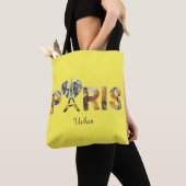 Tote Bag J'aime Paris avec un décor urbain トートバッグ (クローズアップ)