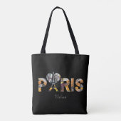 Tote Bag J'aime Paris avec un décor urbain bien co トートバッグ (裏面)