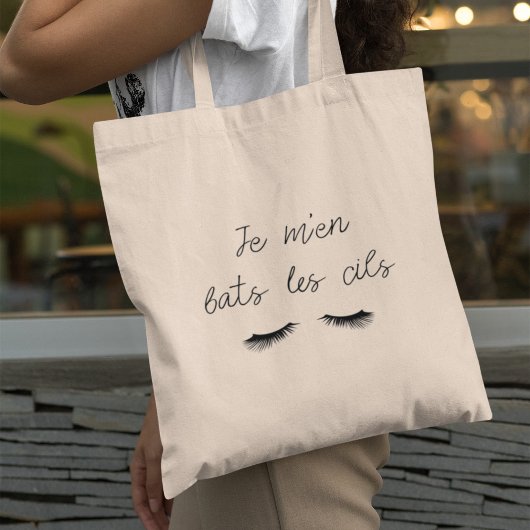 Tote bag Je m'en bats les cils トートバッグ