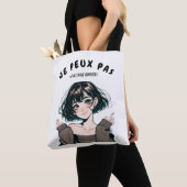 Tote Bag “Je Peux Pas (J’ai Pas Envie)”  トートバッグ (クローズアップ)