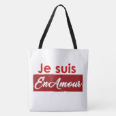 Tote bag je suis en amour トートバッグ (正面)