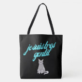 Tote Bag Je suis tres gentil トートバッグ (正面)