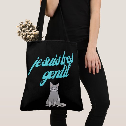 Tote Bag Je suis tres gentil トートバッグ (クローズアップ)