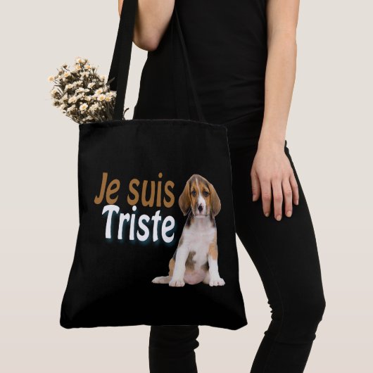 Tote Bag Je suis triste トートバッグ (クローズアップ)