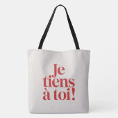 Tote Bag Je tiens à toi ! トートバッグ (裏面)