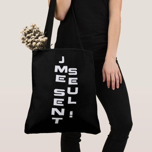 Tote Bag Jme sent seul! トートバッグ (クローズアップ)