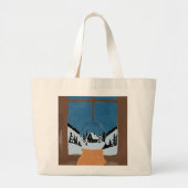 Tote Bag Jumbo Hivernal - Boule à Neige ラージトートバッグ (正面)