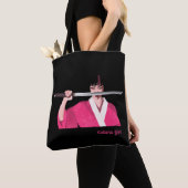 Tote bag Katana girl トートバッグ (クローズアップ)