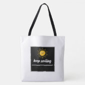 Tote Bag keep smiling トートバッグ (正面)