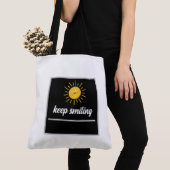 Tote Bag keep smiling トートバッグ (クローズアップ)