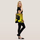 Tote Bag La femme papillons jaunes トートバッグ (モデル)