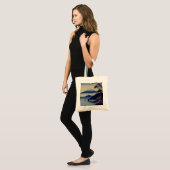 Tote bag - Lake, Pine and Mountain - Japan トートバッグ (正面(モデル))