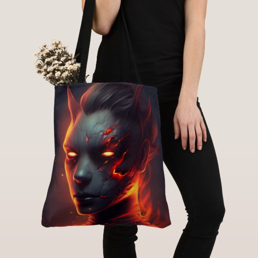 Tote Bag L'Enfer en Flammes トートバッグ (クローズアップ)