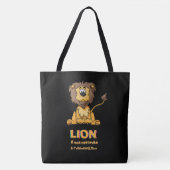 Tote Bag Lion トートバッグ (正面)