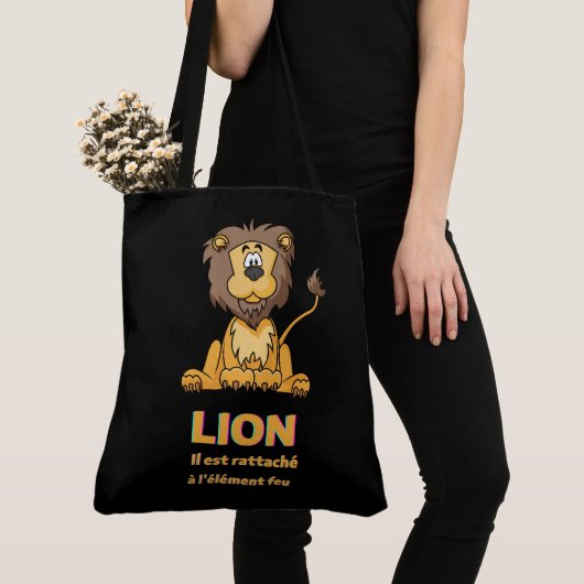 Tote Bag Lion トートバッグ (クローズアップ)