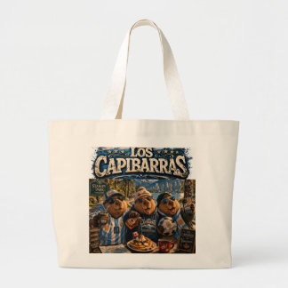 Tote Bag Los Capibarras viajeros en Canadá ラージトートバッグ