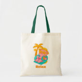 Tote Bag Lotus Relax トートバッグ (正面)