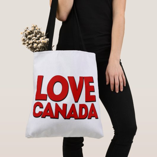 Tote Bag Love canada トートバッグ (クローズアップ)