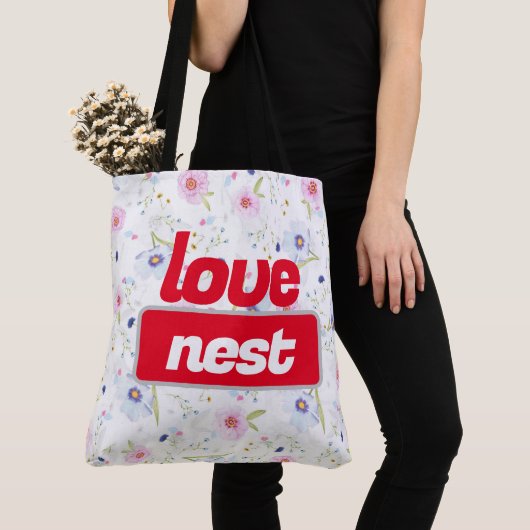Tote Bag  love nest トートバッグ (クローズアップ)